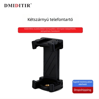 PH-22 Univerzális asztali telefon-tartó, vízszintes és függőleges rögzítés, rezgéscsillapító stabilizátor