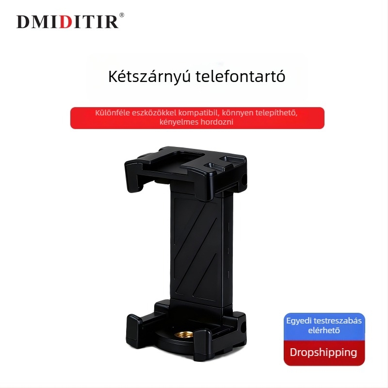 PH-22 Univerzális asztali telefon-tartó, vízszintes és függőleges rögzítés, rezgéscsillapító stabilizátor
