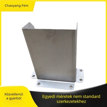 L-alakú sarkvédő, megerősített rozsdamentes acélból, 201/304, 2–5 mm vastagság, 300–500 mm magasság, testreszabás lehetséges