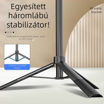 A65 mobiltelefonos selfie pálca – állítható tripod, stabilizátor, távirányító, Bluetooth – alumínium ABS