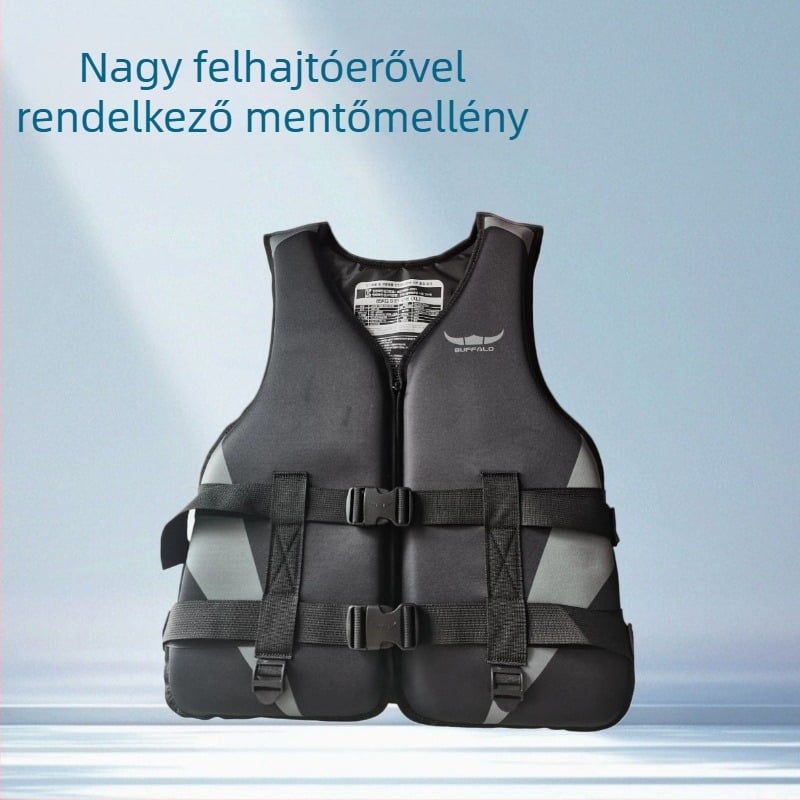 Felnőttek és gyerekek számára úszó mellény, búvárkodásra és horgászatára alkalmas mentőmellény, ütközés elleni úszó mellény motoros hajókhoz