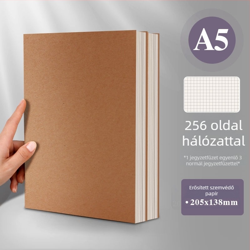 Füzet papír borítóval, drótos kötés, 65 g/m² papír, 50–100 oldal, irodai stílus