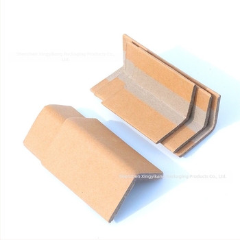 L-típusú papírsarokvédő kraft papírból, flexográf nyomtatással és logó testreszabással