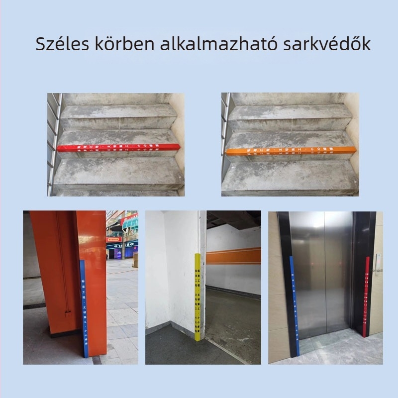 Dekoratív PVC sarokvédő szalag falak és csempe sarkokhoz