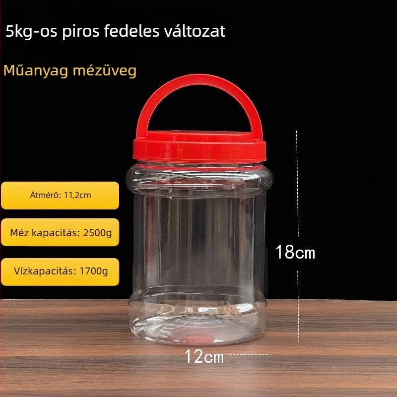 Műanyag palack (kerek alakú, 800–1000 ml, kínai stílus)