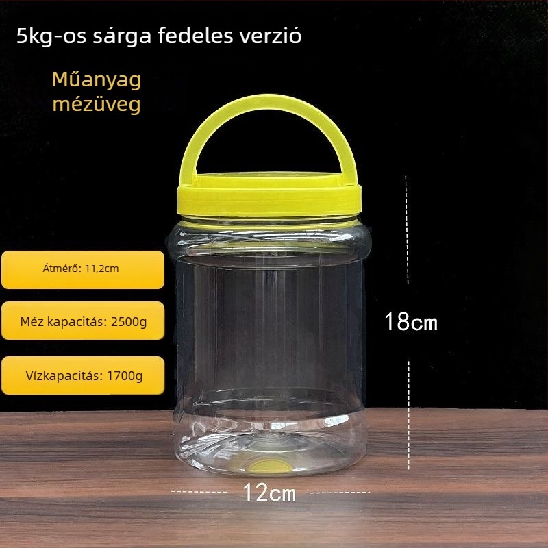 Műanyag palack (kerek alakú, 800–1000 ml, kínai stílus)