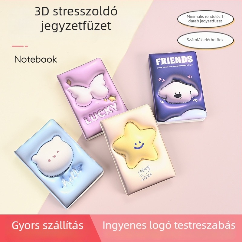 Think again notesz PU borítóval, French-fold kötés, 80 g/m² faalapú papír, 50–100 oldal