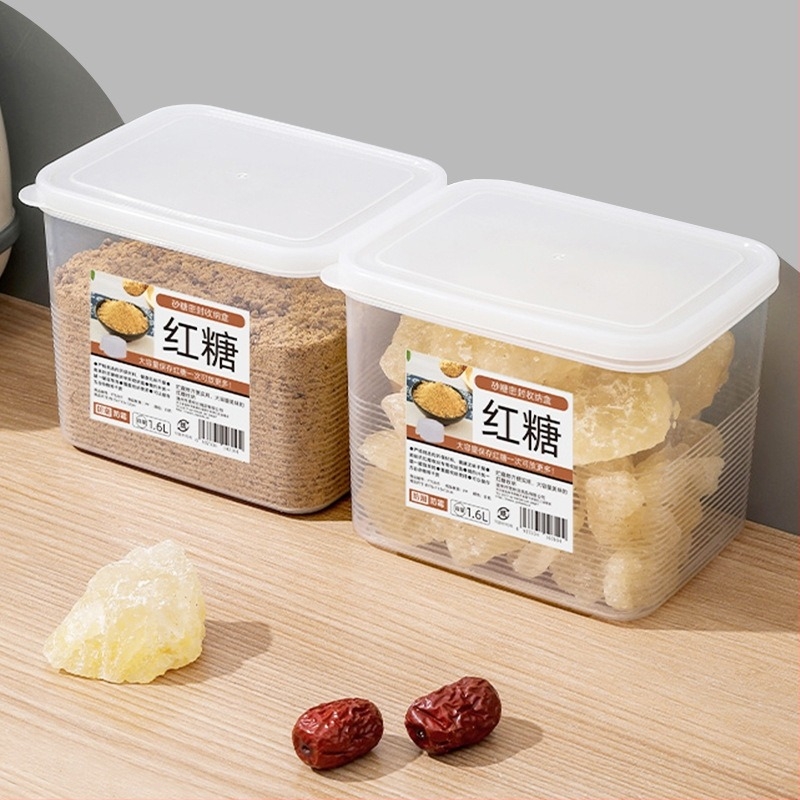 Citron műanyag frissentartó doboz, négyszögletes alak, 2.1–3 L kapacitás, modern minimalista stílus