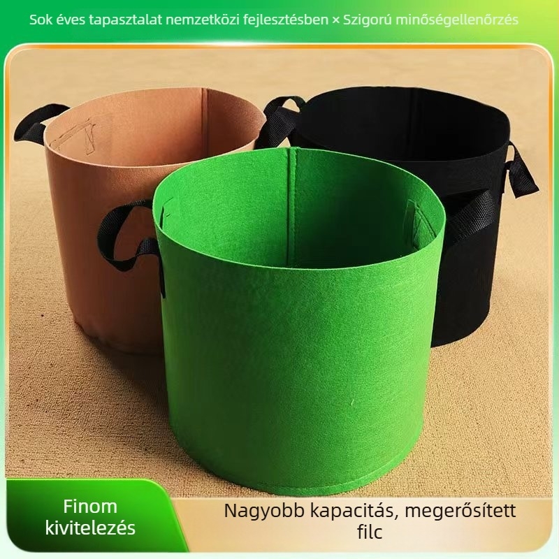Filc ültető vödör (nem szőtt textilesk; zöldségültetés; engedélyezett magánmárka)
