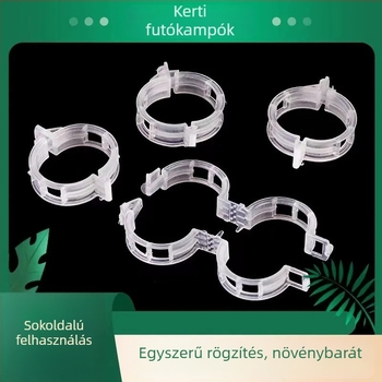 Támasztó klipszek növényekhez – PP anyagú, rögzítő klip szőlőhöz, paprikához és padlizsánhoz