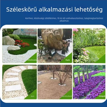 Fű- és kő izolációs szalag kertépítéshez, PE anyag, kertek elválasztása