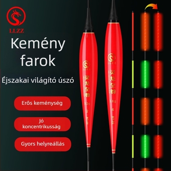 70 cm fénylő elektronikus úszó kemény farokkal nagy halakhoz — magas érzékenység, nappali és éjszakai használat
