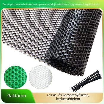 Műanyag tenyésztő háló baromfihoz (csirke és kacsa), kültéri kerítés