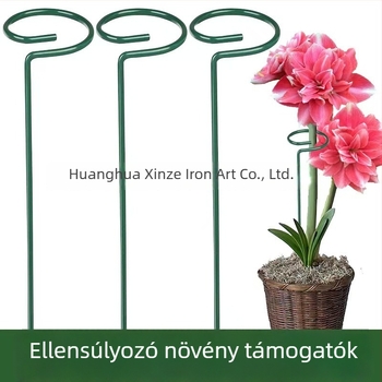 Xinze vasból készült oszlopos növény-támasztó állvány Phalaenopsis orchideák számára, 1 szint