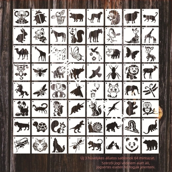 Boten műanyag festő sablon – DIY graffiti, üreges vonal mintázat, karikatúra sablon