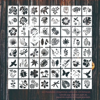 Boten műanyag festő sablon – DIY graffiti, üreges vonal mintázat, karikatúra sablon