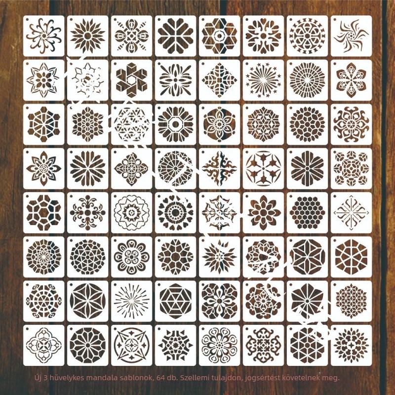 Boten műanyag festő sablon – DIY graffiti, üreges vonal mintázat, karikatúra sablon