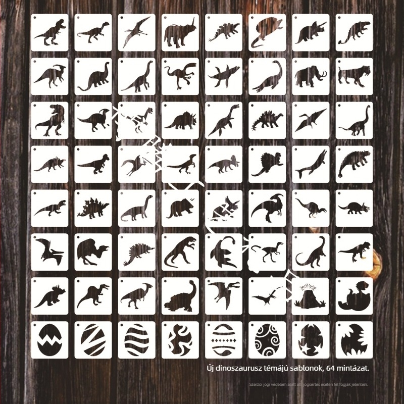 Boten műanyag festő sablon – DIY graffiti, üreges vonal mintázat, karikatúra sablon