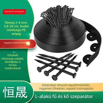 Zöldítésre szolgáló szigetelő szalag – PE anyag, vastagság 2.0–3.8 mm, kert formázásához
