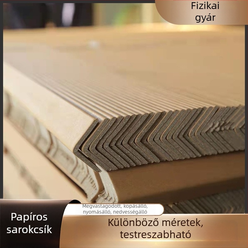 L alakú papírsarokvédő | Long Yu élvédő a bútorok és csempék csomagolásához | ütközésgátló sarokvédő