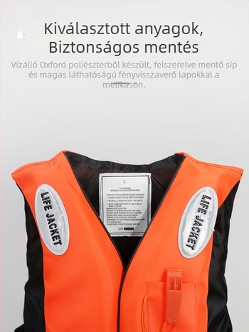 Életmentő mellény úszóerővel – felnőttek és gyerekek számára, hajózásra, horgászat és raftingra (Brand: Other; Model: Other; Processing: Other; Imported: No)