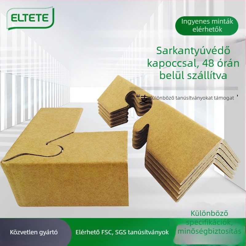 Zárható Kraft papírból készült sarkvédő
