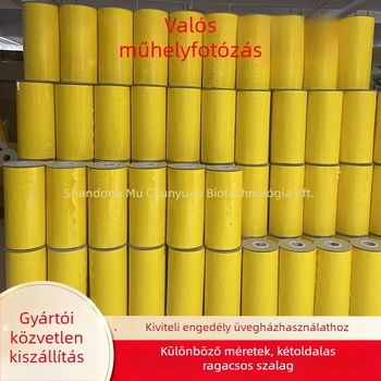 Kétoldalas, sárga ragadós csapdaszalag kártevők ellen – vízálló megoldás üvegházakhoz és gyümölcsfákhoz