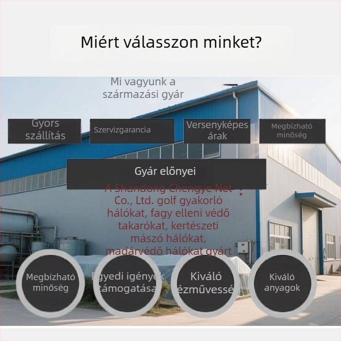 Nylon multifilament védő madárháló gyümölcskertekhez és tavakhoz