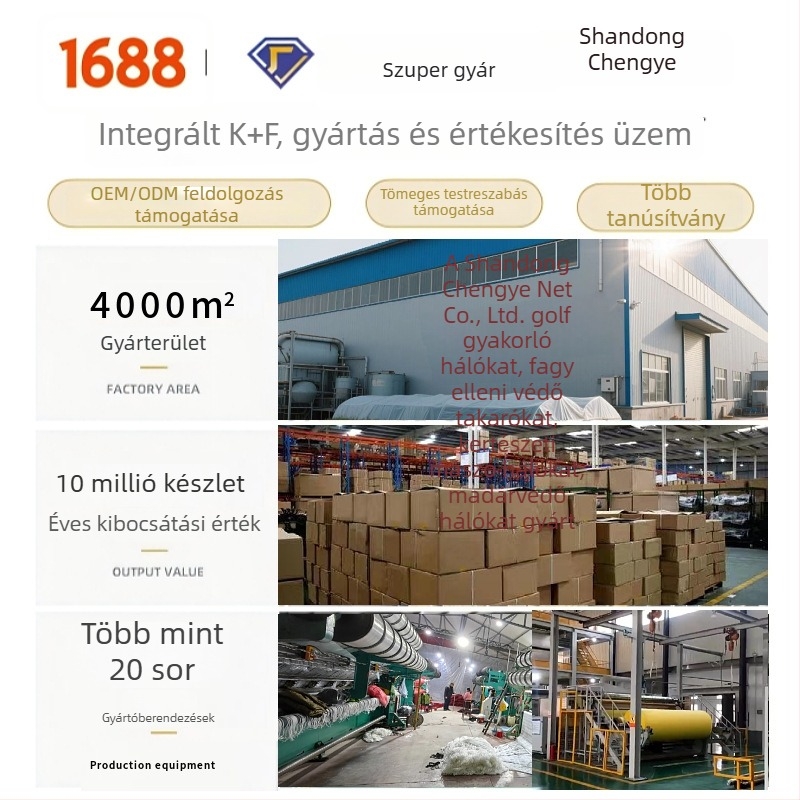 Nylon multifilament védő madárháló gyümölcskertekhez és tavakhoz