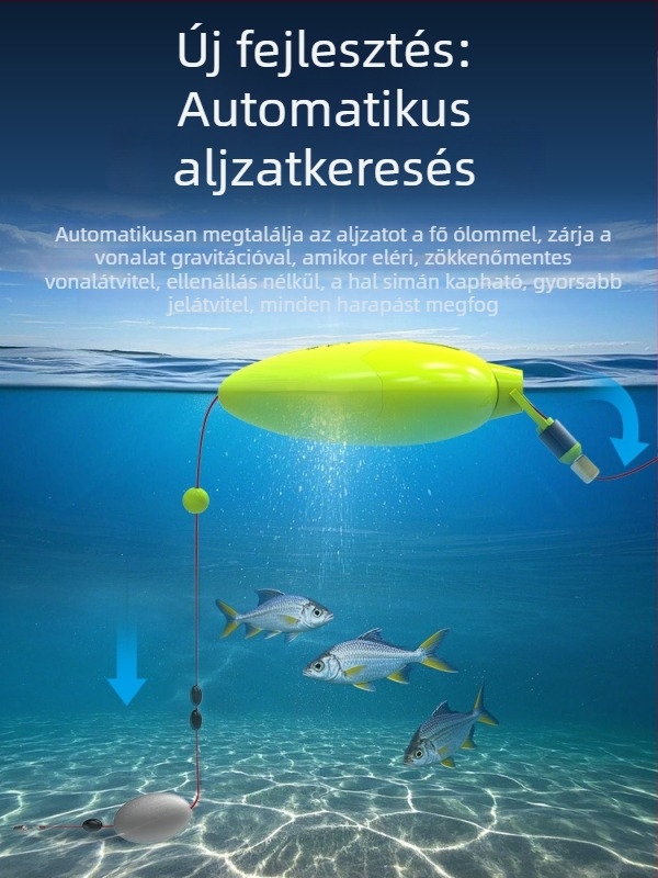 Little Fairy Automatikus Fenékkereső Úszó Készlet - Magas Érzékenység, Kompozit Anyagból