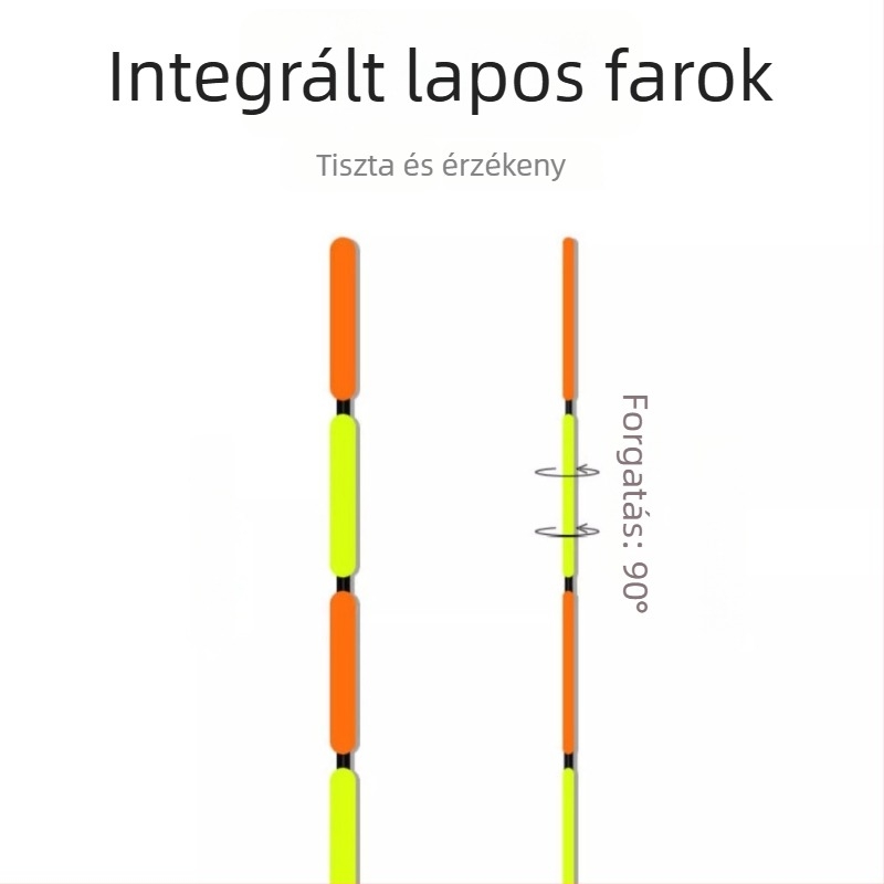 Snow Reed nano integrált lapos farkú úszó, SW sorozat, magas érzékenységű a carp és a kárász számára