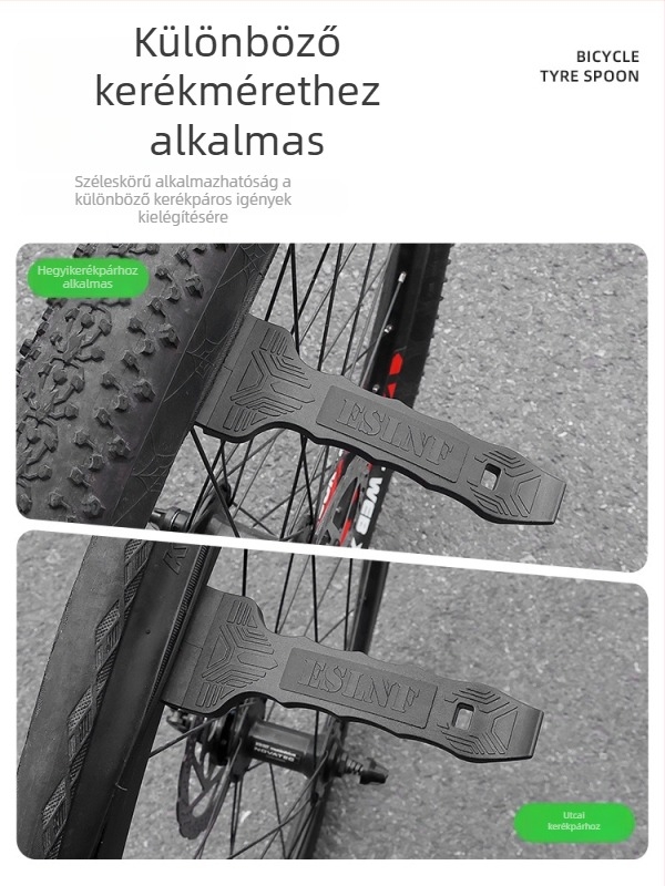 Nylon kerékpár gumiemelő — Mind-az-egyben eszköz hegyi kerékpár javításhoz — Anyag: Nylon; Márka: Linding (Hivatalos magánmárka)