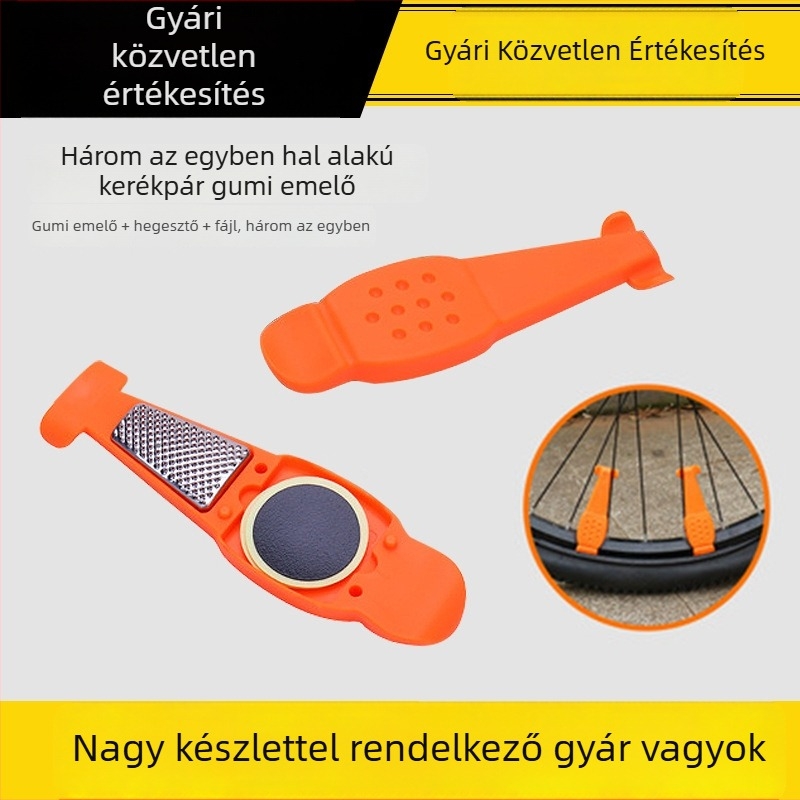 Kerékpár gumi javító eszköz készlet (JetCool, műanyag, testreszabható feldolgozás, licencelhető magáncímke)