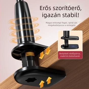 Friendly Lazy Bracket telefon-tartó az ágy melletti TV-nézéshez, univerzális telefonokra és táblagépekre
