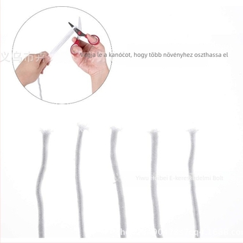 10 m pamut kötél kerthez, nedvszívó, 4 mm hidroponikus kötél, vágásra alkalmas DIY cseréphez