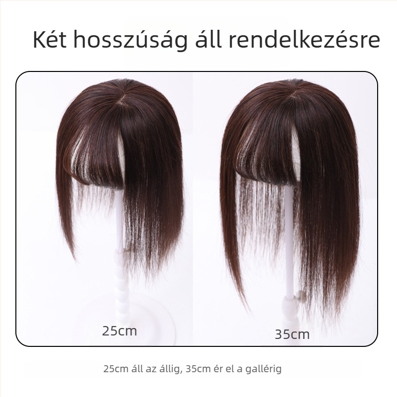 Női paróka levegő frufruval - Hongfa Show Modell 729, hőálló szintetikus szálak, festhető, a frufru lehet egyenes vagy ferde