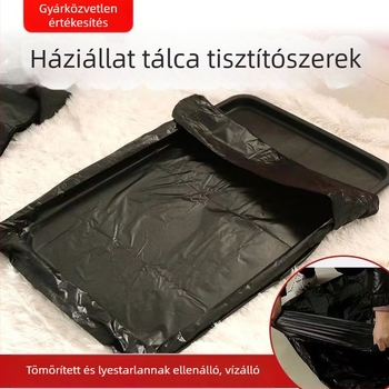 Háziállat ketrec tisztító tasak, vastagított műanyag film, előre kivágott zacskó, papagájok, nyulak, fazan és kutyák ketreceihez