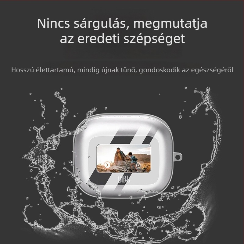 Átlátszó védőtok JBL LIVE BEAM3 színes fülhallgatókhoz