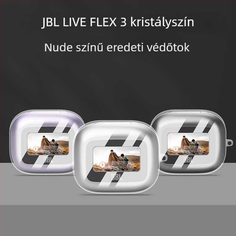 Átlátszó védőtok JBL LIVE BEAM3 színes fülhallgatókhoz