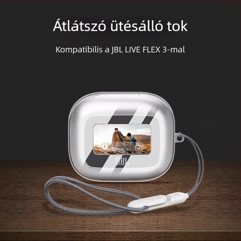 Átlátszó védőtok JBL LIVE BEAM3 színes fülhallgatókhoz