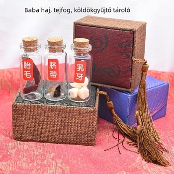 DIY babaemlék doboz babahaj, köldökzsinór és tejfogak tárolására