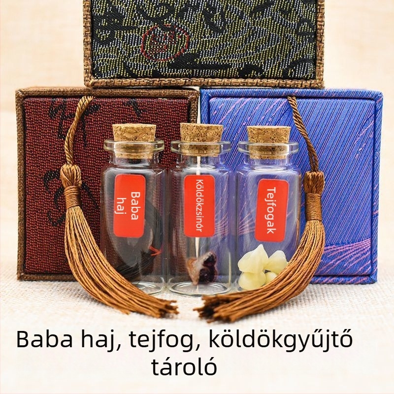 DIY babaemlék doboz babahaj, köldökzsinór és tejfogak tárolására