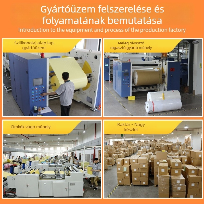 Hirdetési célú öntapadós nyomathordozó, magas tapadás, hőtranszferes nyomtatás, forró olvadék ragasztó, hátlap