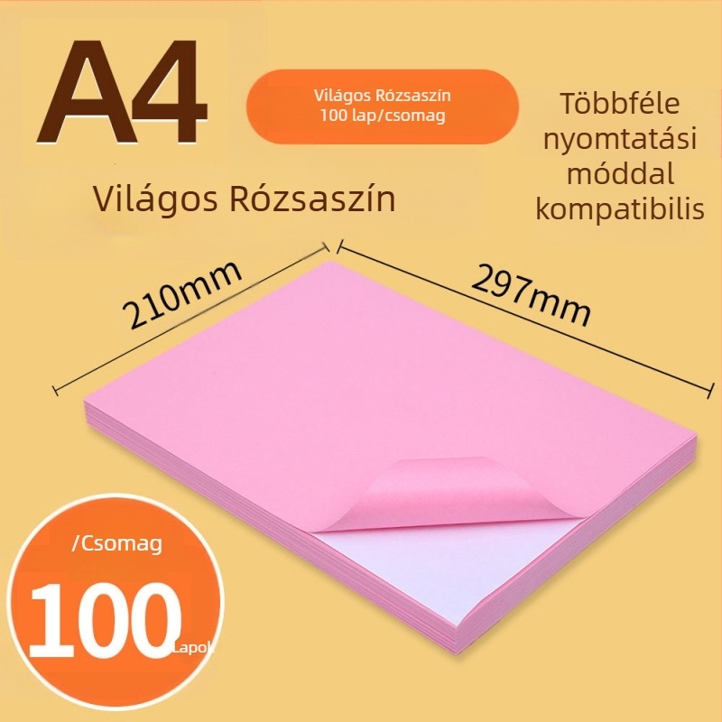Hirdetési célú öntapadós nyomathordozó, magas tapadás, hőtranszferes nyomtatás, forró olvadék ragasztó, hátlap