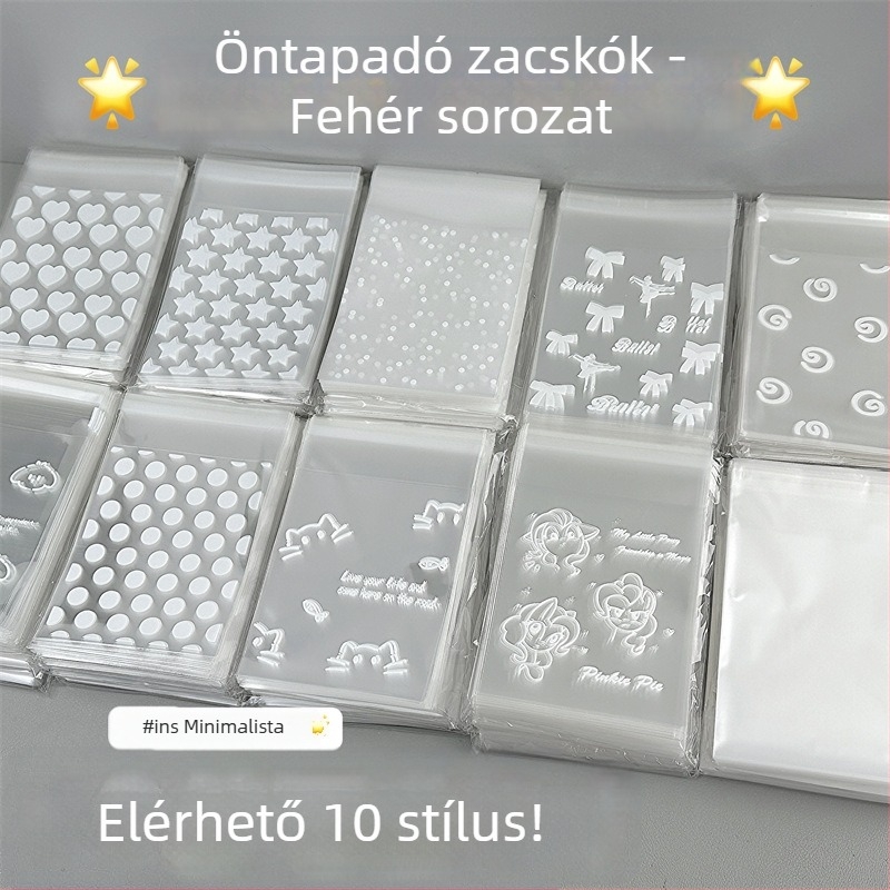 Ziplock táska kártyákhoz és ékszerekhez — átlátszó anyag OPP+PET+CPP, kód F985655m79tm77, kártya- és ékszercsomagoláshoz