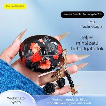 Huawei Freeclip fülhallgató védőtok – TPU anyag, IMD kivitelezés, Freeclip sorozat