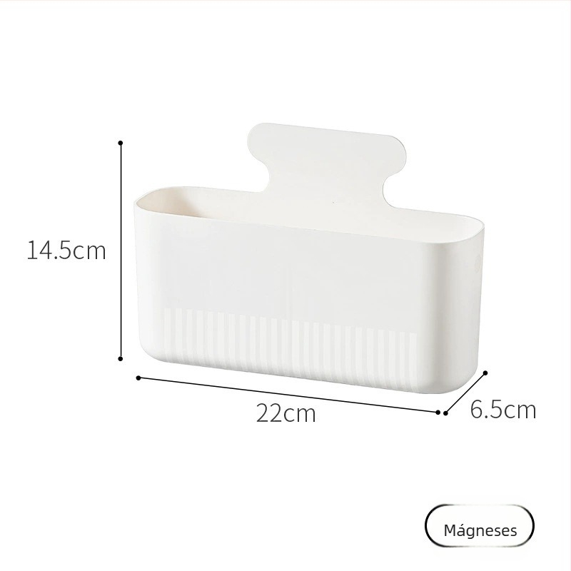 Nachu műanyagból készült falra szerelhető tároló doboz, modell A0695, rendezés funkció, fedél nélkül