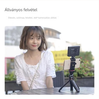 SR2 Kézben tartható hosszú rúd Tripod Okostelefonokhoz és MILC Kamerákhoz, Alumínium Test, Univerzális Kompatibilitás, Nincs Távirányító, Nincs Bluetooth, Nincs Világítás, Nincs Képstabilizálás