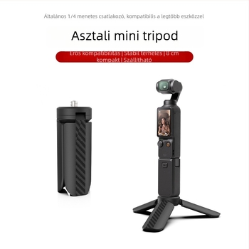 8 cm-es ABS tripod, univerzális kompatibilitás, 50 g tömeg, max terhelés kevesebb mint 2 kg