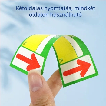 Fedett papírból készült árjelző kártya, dupla oldalú, kézzel írt árral, üzletek és szupermarketek számára, kínai stílusú, termékkód Spjq